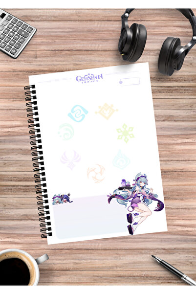 mertfigur Genshin Yumemizuki Mizuki Anime Spiral Notebook A5 (50Sheets)
