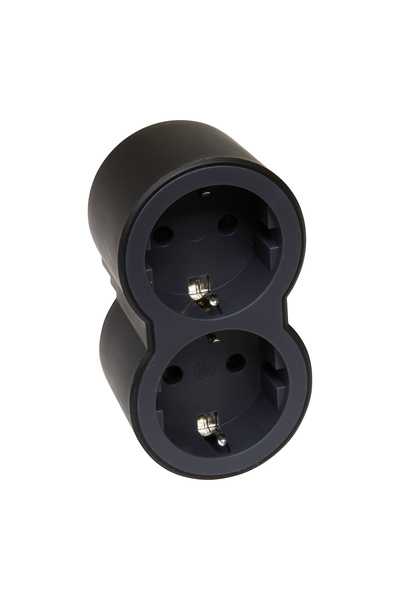 Legrand Premium 2'li Duvar Prizi Siyah 694517 NMS HIRDAVAT