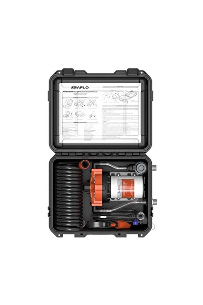 Seaflo SFWP1-050-070-56P Çantalı Portatif Yıkama Seti Hidrofor 12V 4.8 Bar
