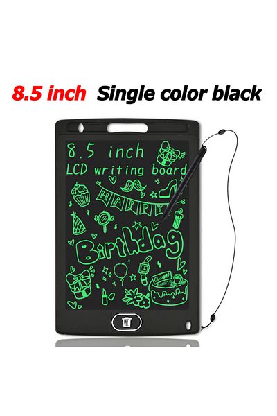 Choice Black 8.5in Single 8.5/ 12 inch Writing Board Drawing Tablet LCD Screen Writing Digital Graphic Tabl