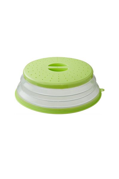 Choice Z7627-YE Microwave Splatter Cover Heating Folding Cover Silicone Fresh-keeping Cover Oil-proof Splas