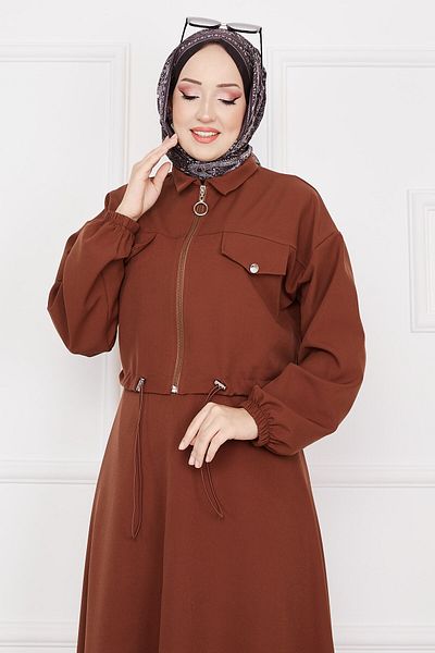 EBRUTESETTÜR Skirted Double Hijab Set