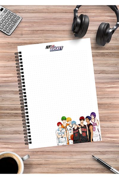mertfigur Kuroko No Basket Anime Spiral Notebook A5 (50Sheets)