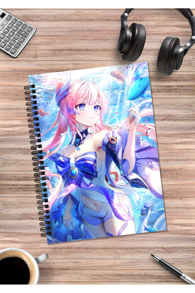 mertfigur Caiet cu spirală Genshin Kokomi Anime A5 (50 coli)