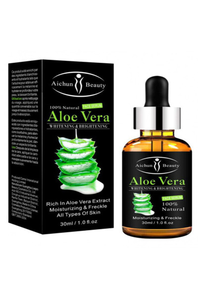 Aichun Beauty ايشون بيوتي سيروم للوجه بخلاصة الألوفيرا للتفتيح والتبييض- 30مل