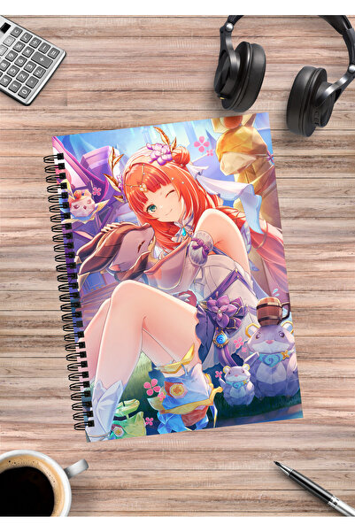 mertfigur Genshin Nilou anime spiralna sveska A5 (50 listova)