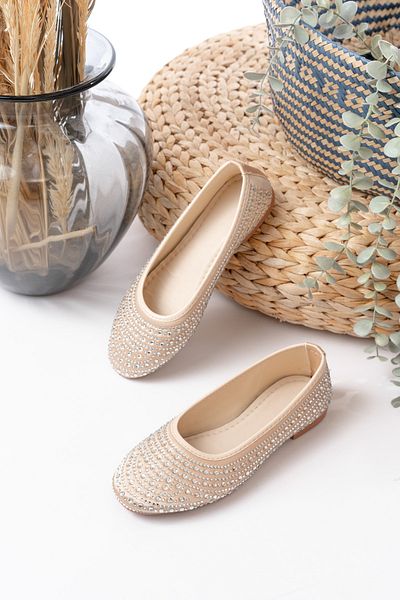 Slipcat Women's Helmeted Stone Daily Ballerina Shoes