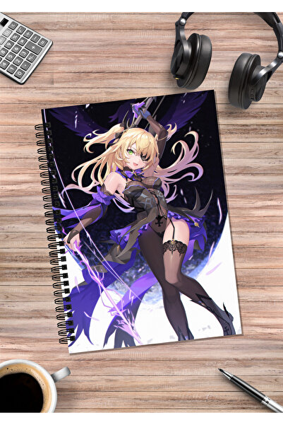 mertfigur Genshin Fischlanime Spiral Notebook A5 (50Sheets)