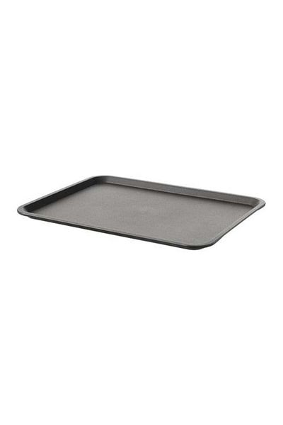 IKEA 37X29 cm Grey Color Serving Tray - Tea Coffee Carrying Plastic Tray