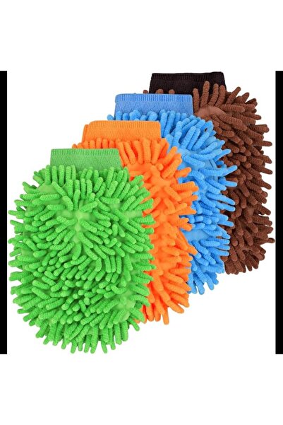 Yıldız İzi Oto Detay Eldiveni Mikrofiber Araç Yıkama Eldiveni Çizme Yapmaz