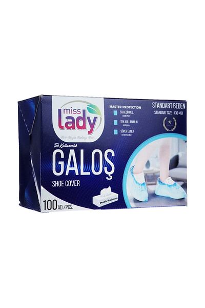andela 100 Pieces Disposable Shoe Covers Boxed Package (5057)