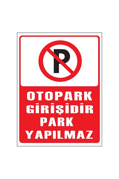 Lucena Metal Car Parking Entrance No Parking 15 cm X 20 cm Warning Sign Direction Sign
