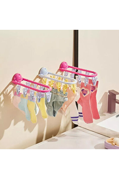Genel Markalar Vantuzlu Elbise Askısı Banyo, Balkon için Çok Amaçlı Çoraplar ...