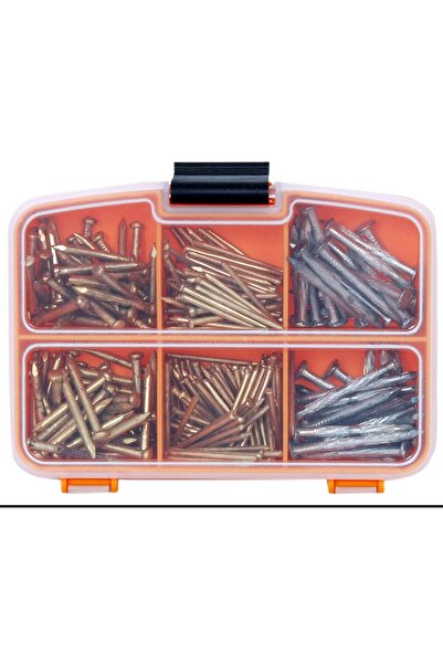 Netzerkoz 260 Adet Paslanmaz Beton Çivisi Seti - 3 Çeşit Çelik Beton, Duvar, Parke Çivisi