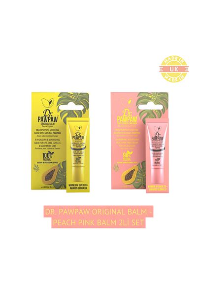 Dr. PAWPAW Original Balm 10 ml - Tinted Peach Pink Balm 10 ml
