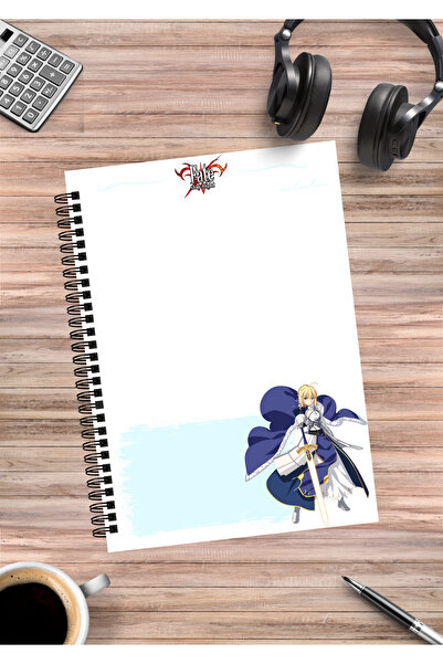 mertfigur Fate Stay Night Saber Anime Spiral Notebook A5 (50 Sheets)