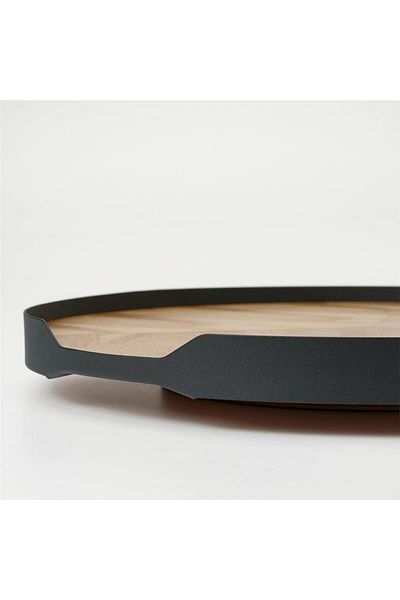 IKEA Wooden Rotating Presentation Table Presentation Board Breakfast Presentation Tray Rotating Table 42 cm
