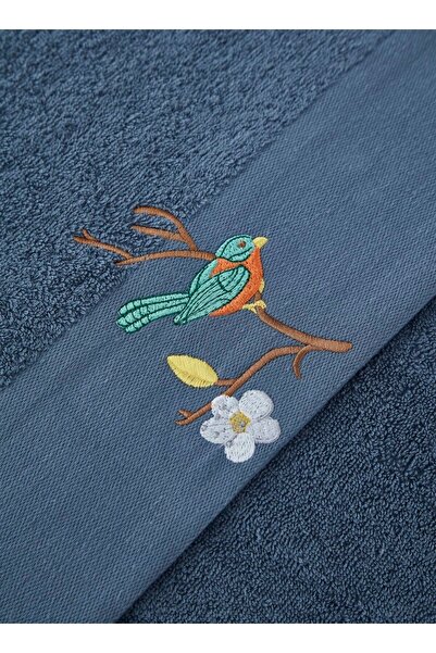 KİRAZHOME Памела Памуклу Індіго Хавлу (70x140)