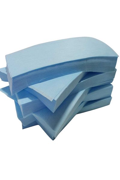 ONC Disposable Blue Color Pedicure Manicure Towel 500 Pieces 20cm X30 cm