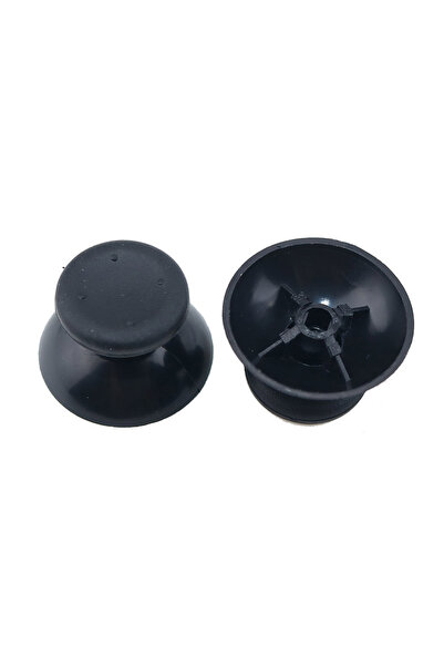 Choice 50 قطعة سوداء لجهاز تحكم مايكروسوفت إكس بوكس 360، عصي تحكم تناظرية سود...