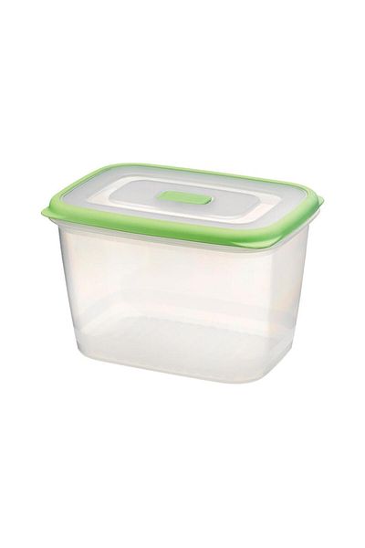 Gondol Ecosaver Storage Container Plastic, Vacuum, 600 ml with Green Click Lid