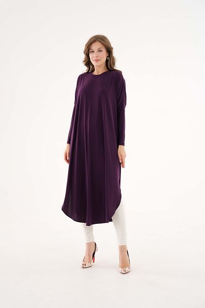 NİSUM MODA Sandy Tunic with Slits on the Sides