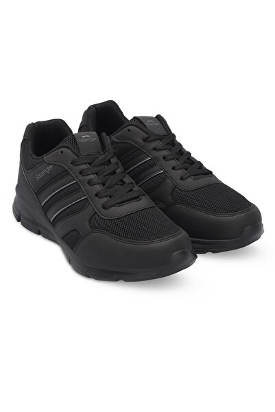 Slazenger Efrat Μαύρα Παπούτσια Μεγάλου Μεγέθους