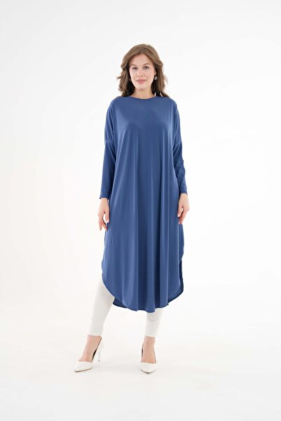 NİSUM MODA Yanları Yırtmaçlı Sandy Tunik