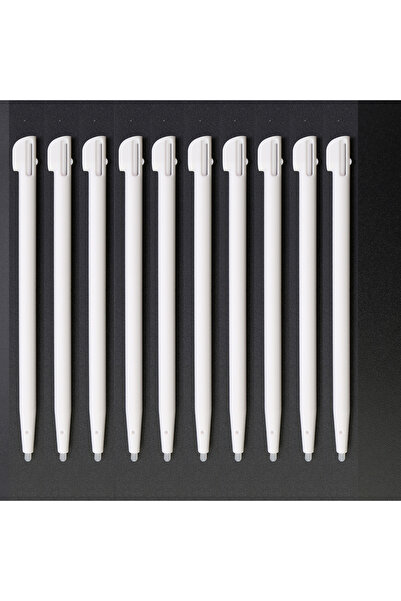 Choice قلم شاشة لمس بلاستيكي وردي من بي وايت، 10 قطع، لجهاز ألعاب 2DS، قلم شا...