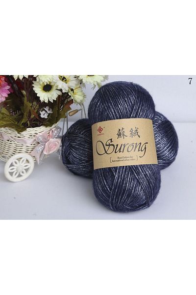 Choice Dark Blue 100g/Ball 325m Knitting Yarn Crochet Needlework Thick Wool Thread Yarn For Hand Knitting S