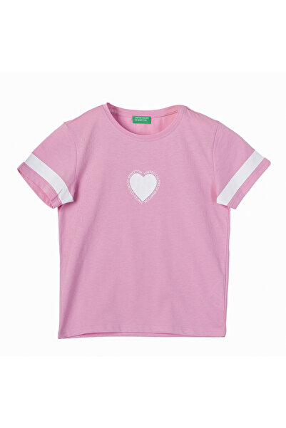 United Colors of Benetton Μπλουζάκι για κορίτσια BNT-G21274