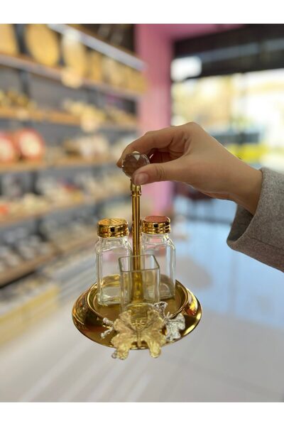 PONCİKPAZAR Tuzluk & Karabiberlik Seti