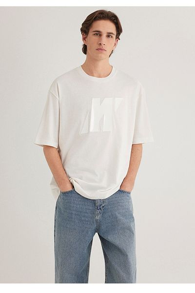 Mavi Comfortable Fit Men's T-Shirt with Pro Logo Print