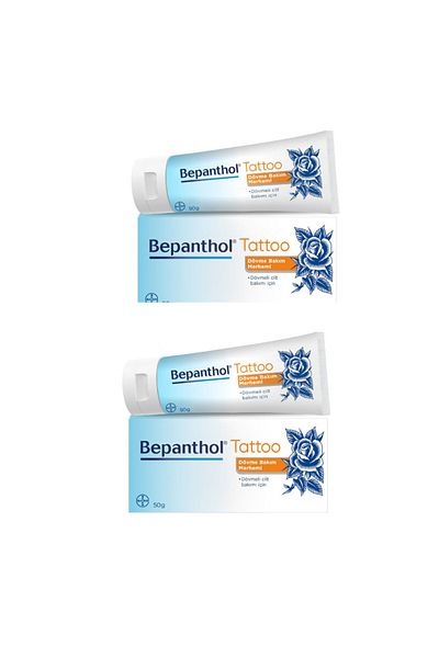 Bepanthol Tattoo Tattoo Care Ointment 50 Gr 2 Pieces