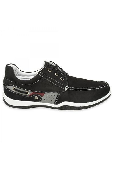 Scooter M2020 Nubuck Casual Black Men's Shoes
