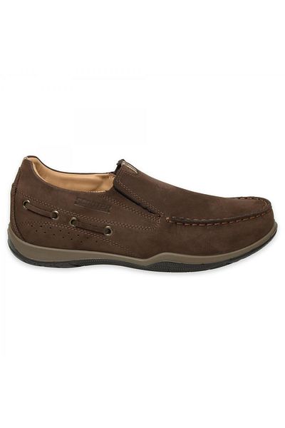 Scooter M2021 Nubuck Casual Brown Men's Shoes