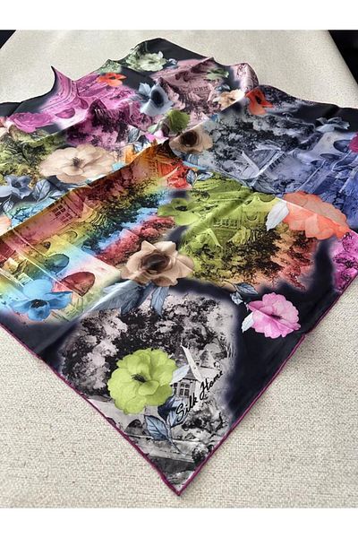 Silk Home Μεταξωτό κασκόλ Twill 87050-54