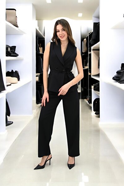 adorashop Elegant vest set with pants and lace 0124