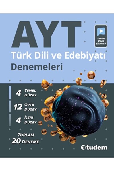 Tudem Yayınları AYT Türk Dili Ve Edebiyatı Denemeleri (20'Lİ)