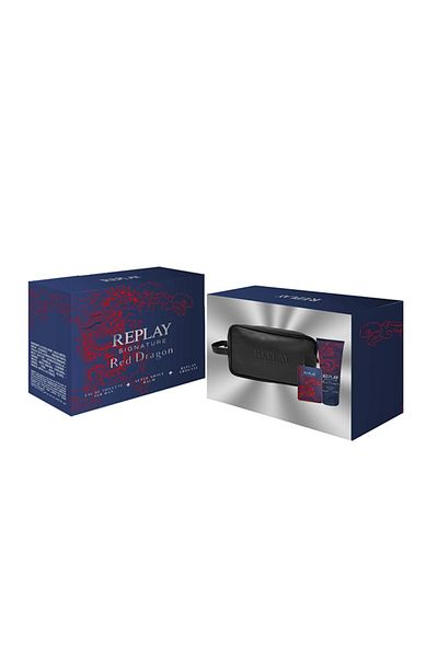 Replay مجموعة عطر ريد دراجون المميز للرجال من ريبلاي - 3 قطع