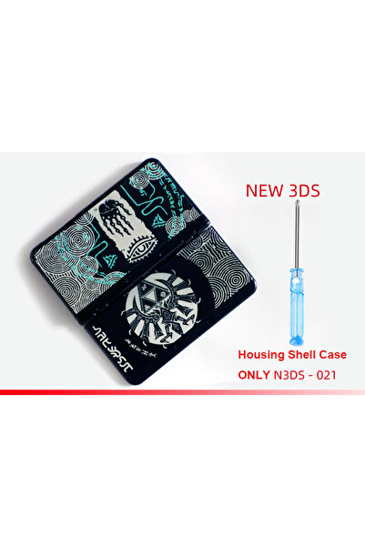 Choice N3DS-021 عالية الجودة غطاء أمامي وخلفي أجزاء إصلاح لوحة الوجه لجهاز Ni...