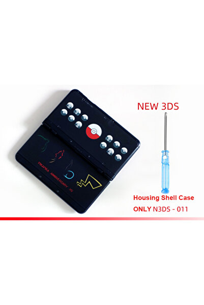 Choice N3DS-011 عالية الجودة غطاء أمامي وخلفي أجزاء إصلاح لوحة الوجه لجهاز Ni...