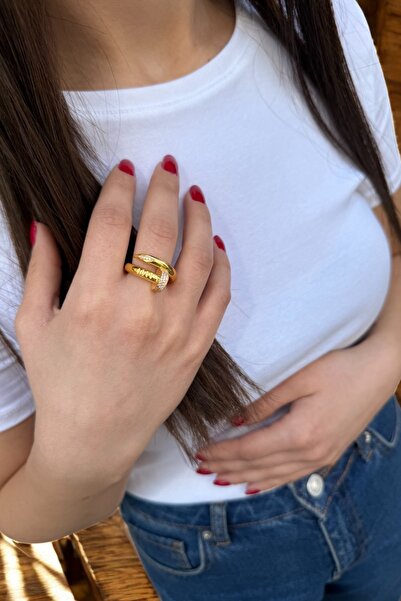 Utku Kuyumculuk 22 AYAR ÇİVİ MODEL YÜZÜK