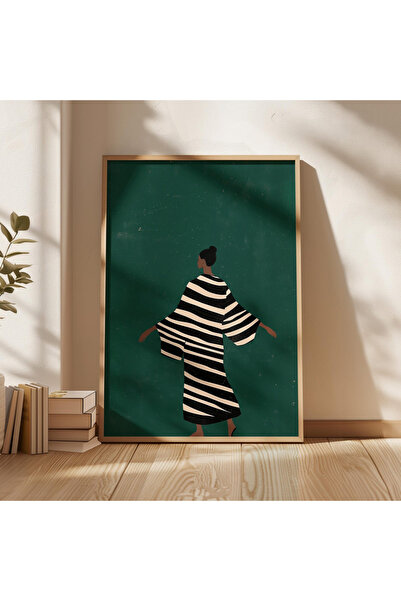 woodhomeworks Tek Bohem Tablo Salon Ofis Dekor Ttk