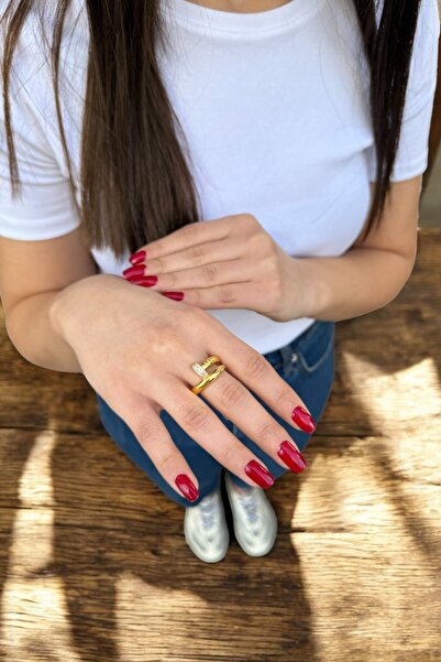 Utku Kuyumculuk 22 AYAR ÇİVİ MODEL YÜZÜK