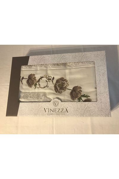 Vinezza Home Collection Dowry 6 Piece Floral Embroidered Etamine Prayer Rug Set Bundle Set