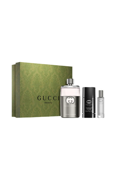 Gucci مجموعة عطر غيلتي بور هوم من غوتشي - 3 قطع