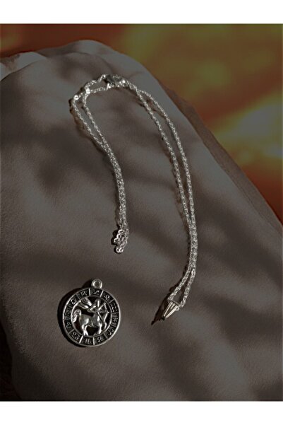 Feron accessories Burç Kolye ASLAN-TERAZİ-KOVA-BALIK-AKREP-İKİZLER-BAŞAK-YENGEÇ-OĞLAK-KOÇ-BOĞA-YAY