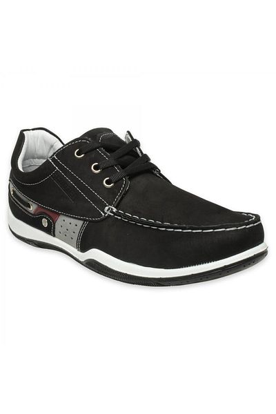 Scooter M2020 Nubuck Casual Black Men's Shoes
