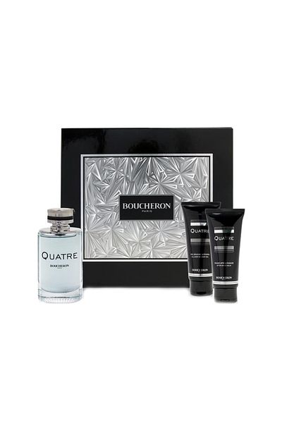 Boucheron Quatre Pour Homme Set By Boucheron EDT - 3 Pieces